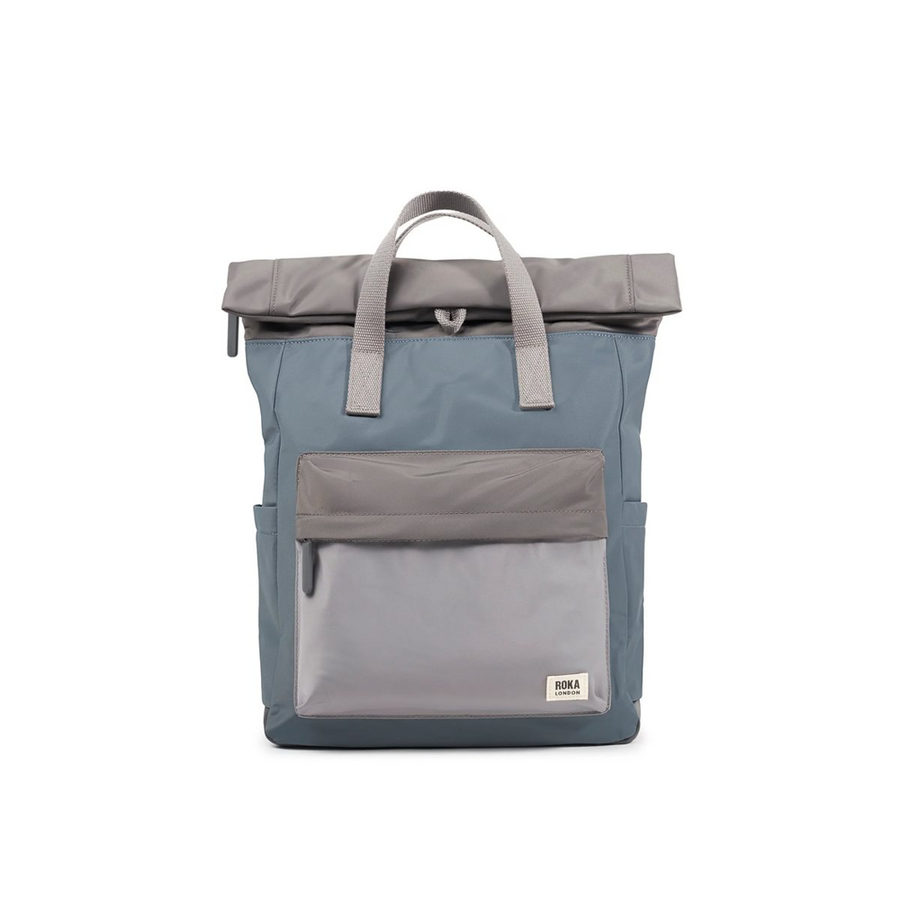 Roka - Canfield Medium Backpack in Grey Tonal Nylon