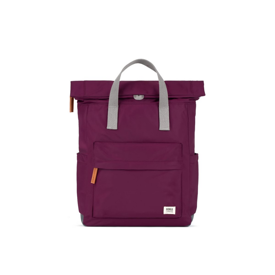 Roka - Canfield Medium Backpack in Royal Burgundy Nylon