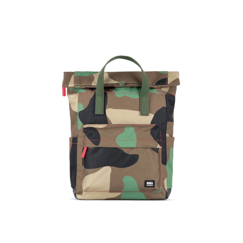 Roka - Canfield B Vintage Camo Medium Recycled Canvas - Bags