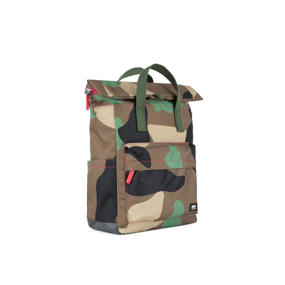 Roka - Canfield B Vintage Camo Medium Recycled Canvas - Bags