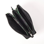 Roka - Carnaby Small Wallet in Mixed Animal Artichoke Canvas
