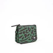 Roka - Carnaby Small Wallet in Mixed Animal Artichoke Canvas