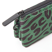 Roka - Carnaby Small Wallet in Mixed Animal Artichoke Canvas