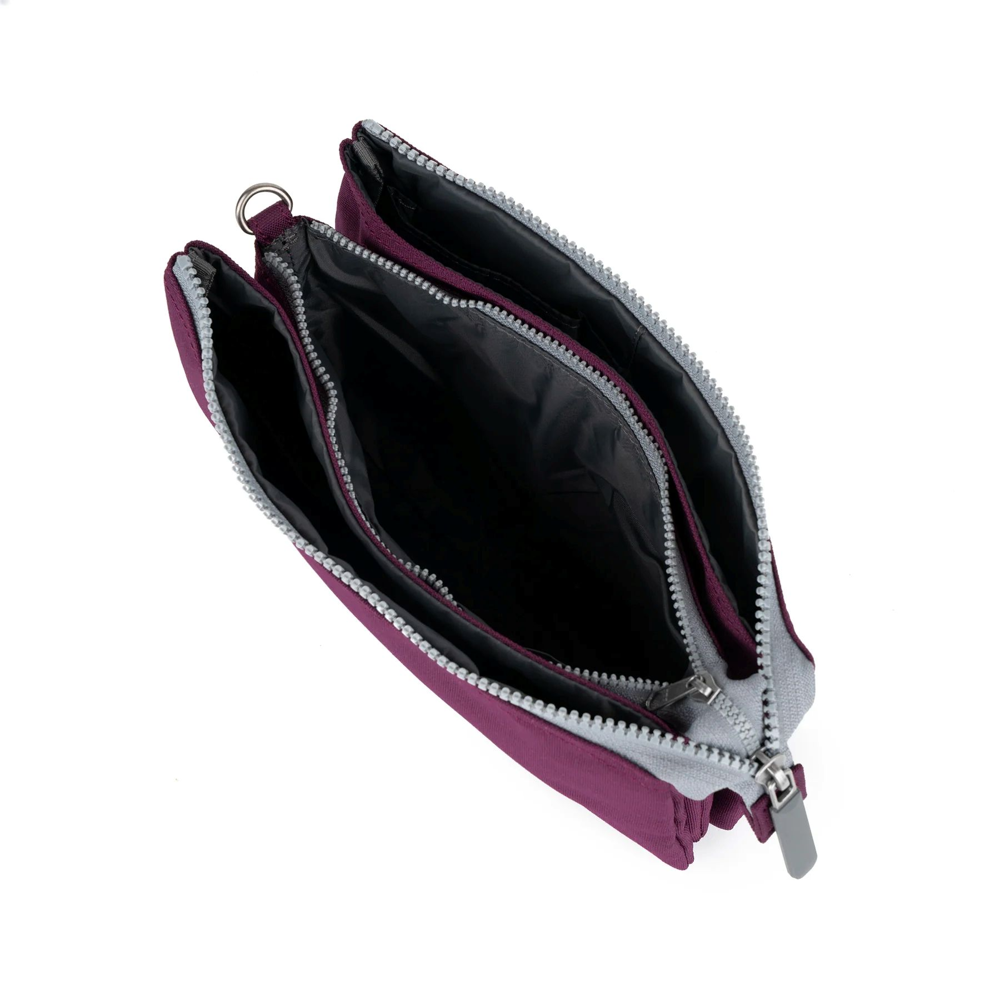 Roka - Carnaby Crossbody Cherry Lacquer XL Recycled Canvas - Bags