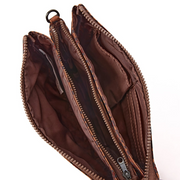 Roka - Carnaby Crossbody Bag in Mini Leopard Canvas