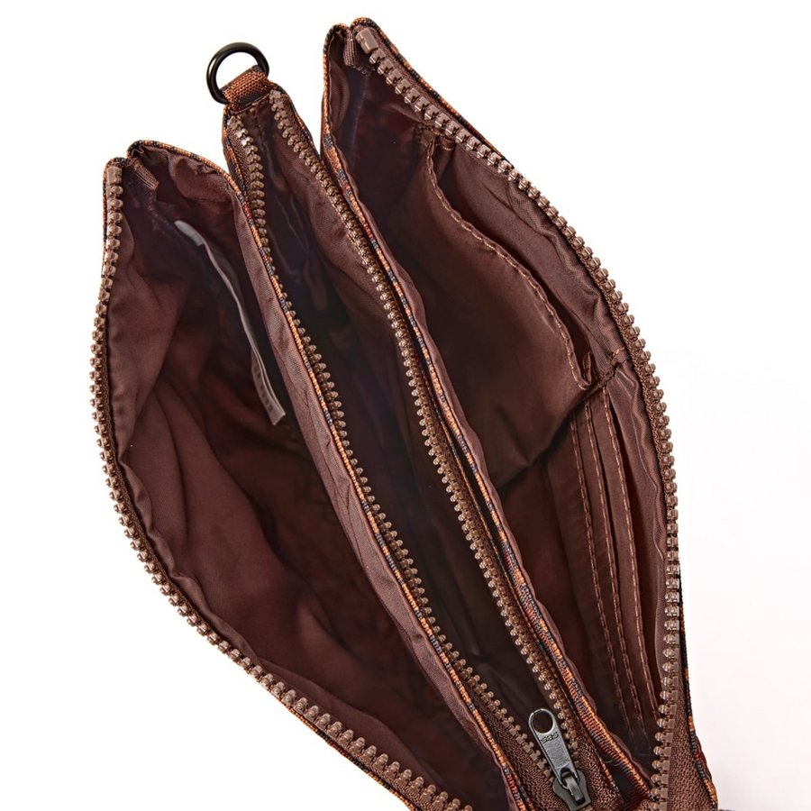 Roka - Carnaby Crossbody Bag in Mini Leopard Canvas