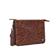 Roka - Carnaby Crossbody Bag in Mini Leopard Canvas