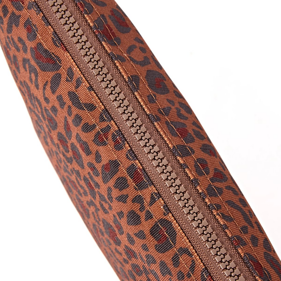 Roka - Carnaby Crossbody Bag in Mini Leopard Canvas