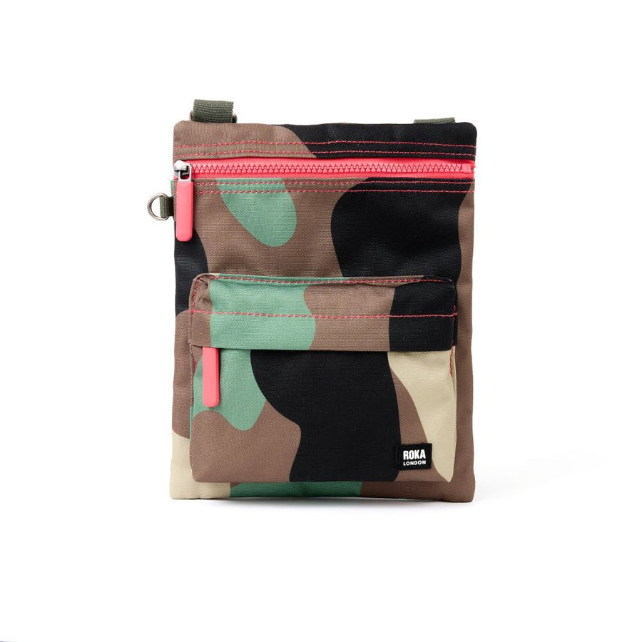 Roka - Chelsea B Vintage Camo Medium Recycled Canvas - Bags