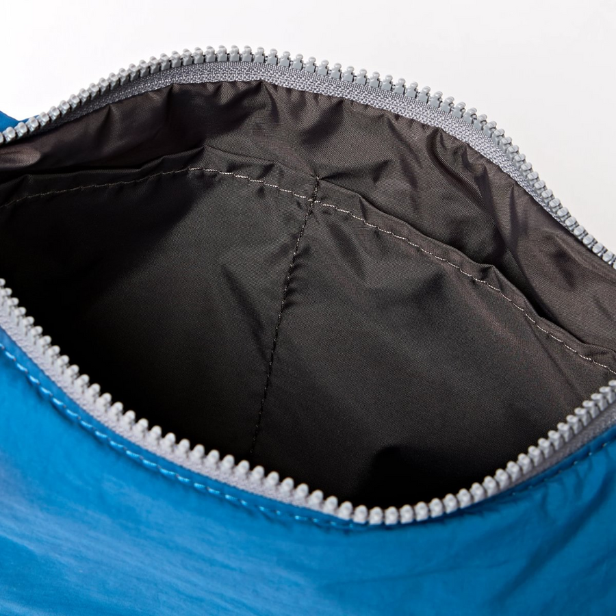 Roka - Farringdon Half Moon Bag in Malibu Blue Taslon