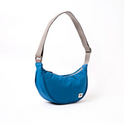 Roka - Farringdon Half Moon Bag in Malibu Blue Taslon