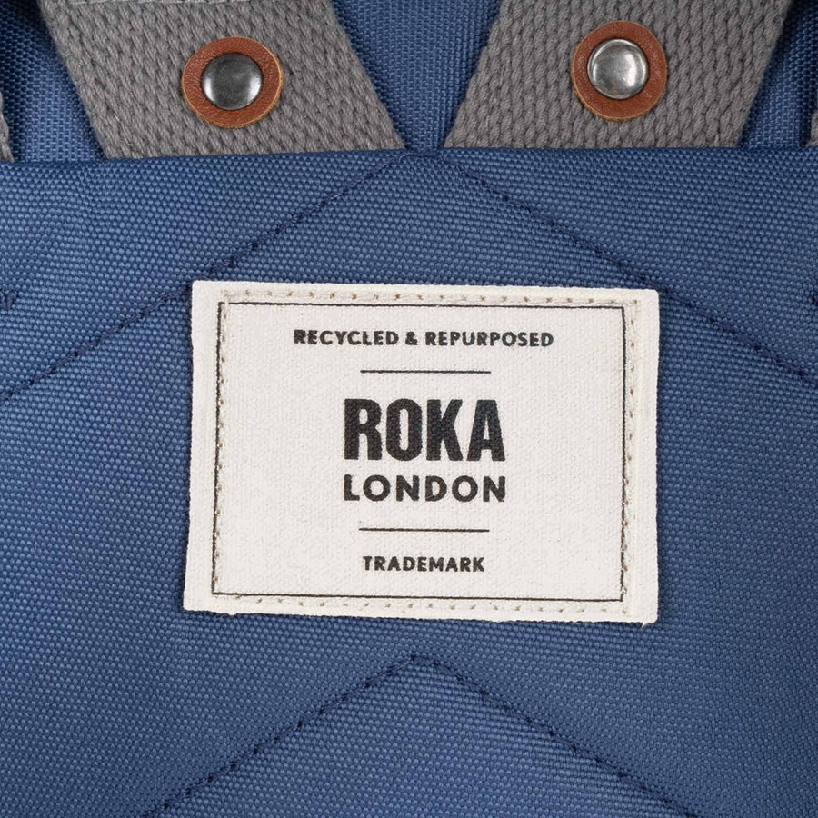 Roka - Finchley Small Backpack Burnt Blue Canvas - Bags