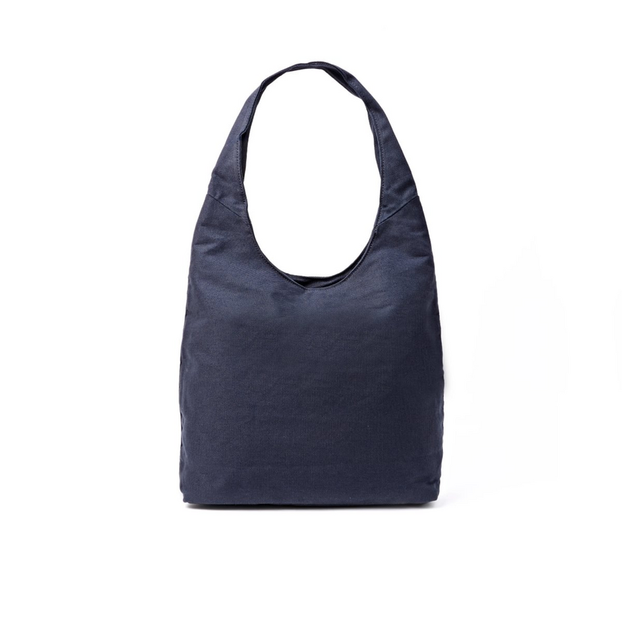 Roka - Hoxton Shoulder Bag In Anthracite Cotton Canvas