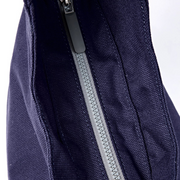 Roka - Hoxton Shoulder Bag In Navy Blue Cotton Canvas