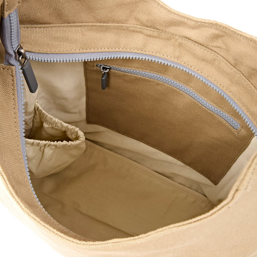 Roka - Hoxton Shoulder Bag In Safari Cotton Canvas