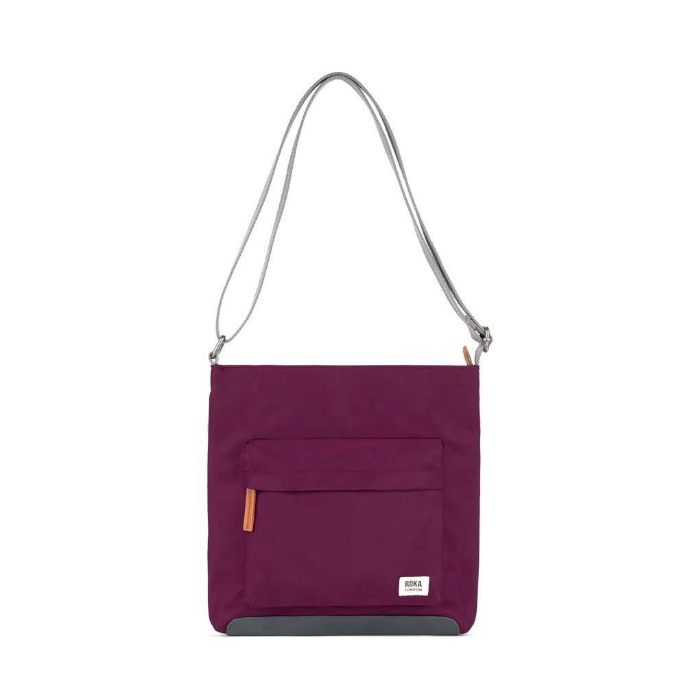 Roka - Kennington B Royal Burgundy Medium Recycled Nylon - Bags