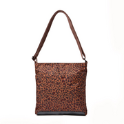 Roka - Kennington Crossbody Bag in Mini Leopard Canvas