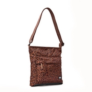 Roka - Kennington Crossbody Bag in Mini Leopard Canvas