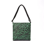 Roka - Kennington Crossbody Bag in Mixed Animal Artichoke Canvas