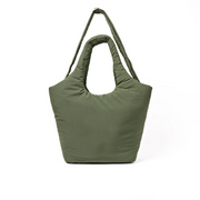 Roka - Oxford Shoulder Bag in Olive Taslon