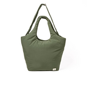 Roka - Oxford Shoulder Bag in Olive Taslon
