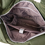 Roka - Oxford Shoulder Bag in Olive Taslon