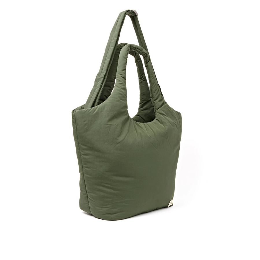 Roka - Oxford Shoulder Bag in Olive Taslon