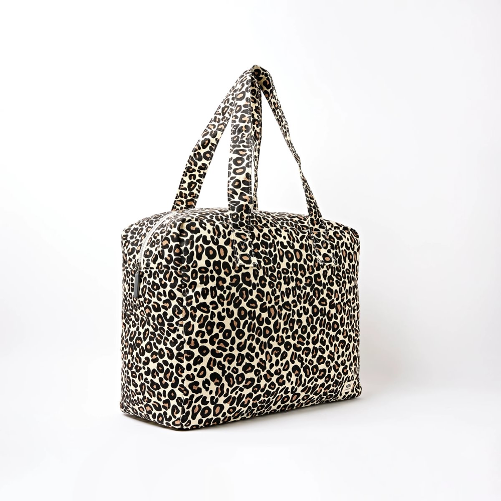 Roka - Sloane Savannah Leopard Medium Cotton Canvas - Bags