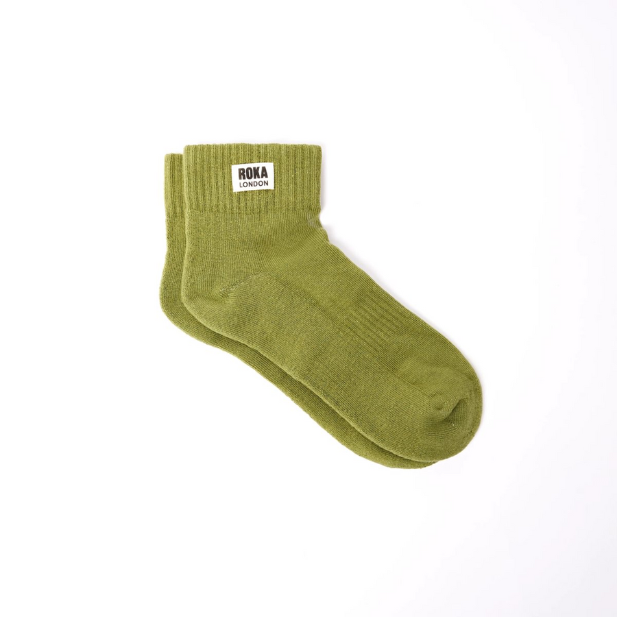 Roka - Wembley Ankle Socks For Men In Avocado