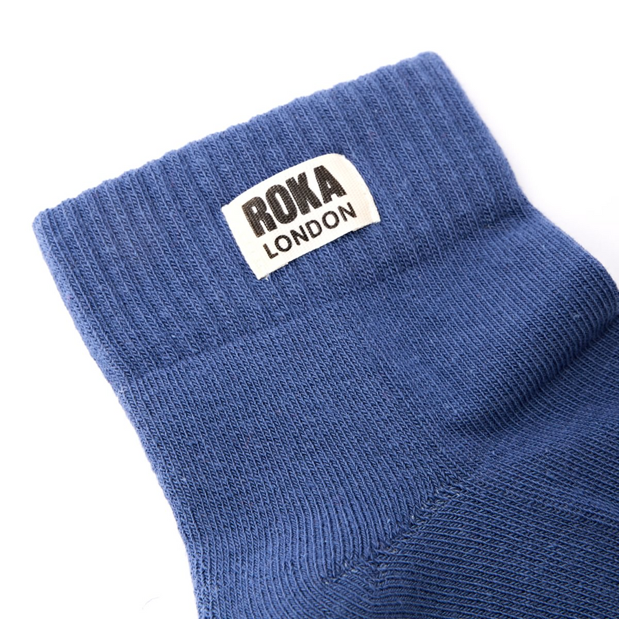 Roka - Wembley Ankle Socks For Men In Coastal Blue
