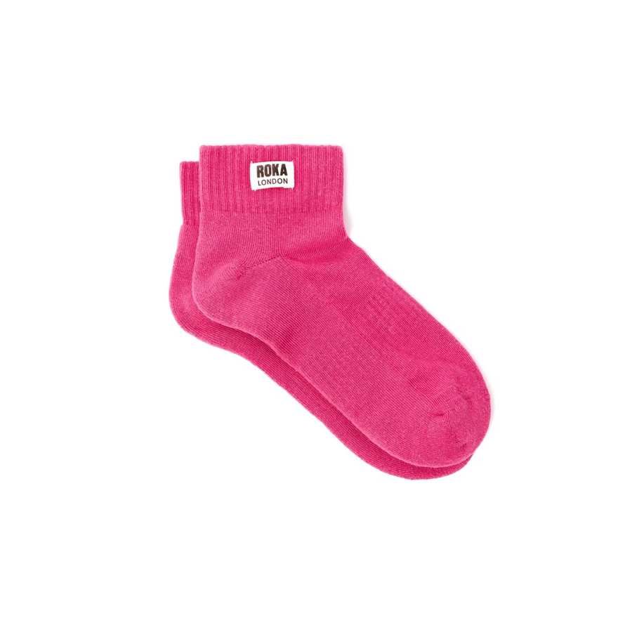 Roka - Wembley Granita Red Crop Womens Organic Cotton - Socks