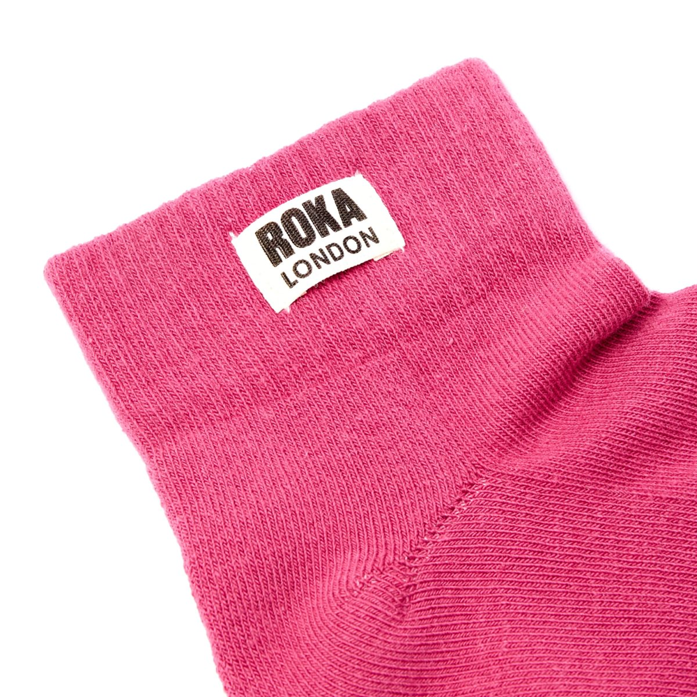Roka - Wembley Granita Red Crop Womens Organic Cotton - Socks