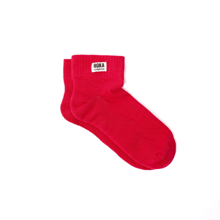 Roka - Wembley Ankle Socks - Scarlett