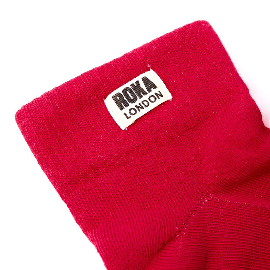 Roka - Wembley Ankle Socks - Scarlett