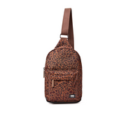 Roka - Willesden Sling Bag in Mini Leopard Canvas