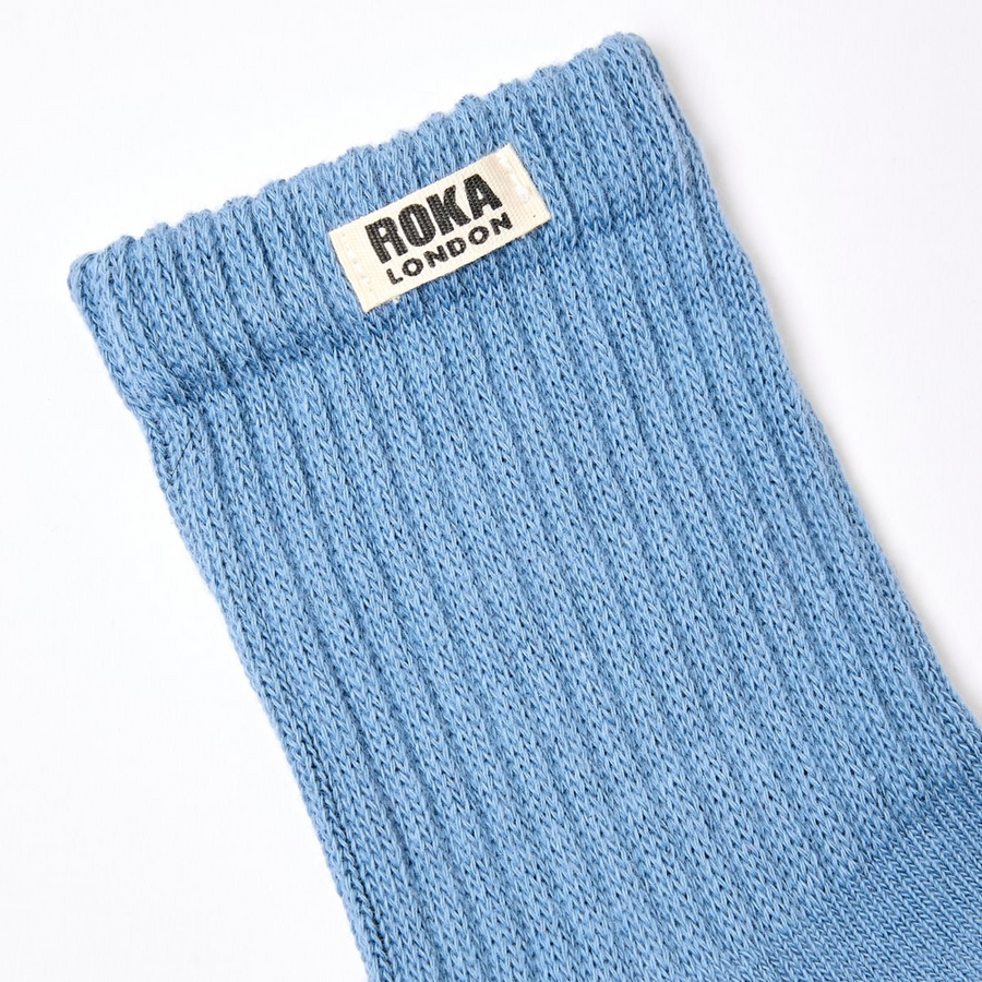 Roka - Windsor Solid Crew Socks For Men In Airforce