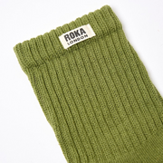 Roka - Windsor Solid Crew Socks For Men In Avocado