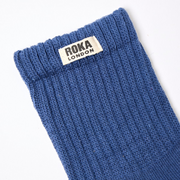 Roka - Windsor Solid Crew Socks For Men In Coastal Blue