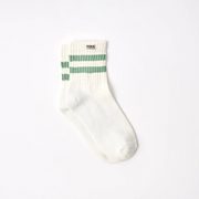 Roka - Windsor Stripe Crew Sock - Matcha