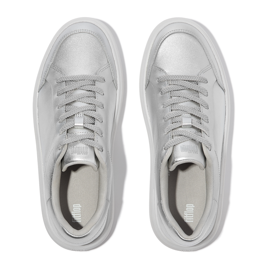 FitFlop - Rtg Metallic-Leather - Silver - Shoes