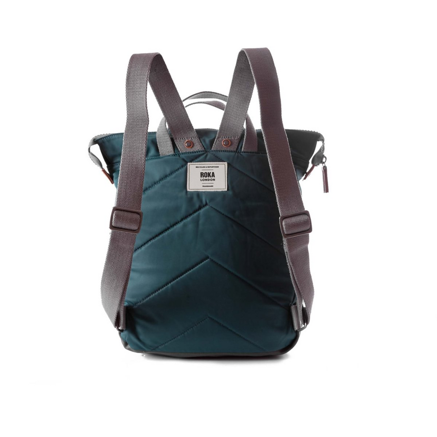 Roka - Bantry Medium Backpack in Teal Nylon