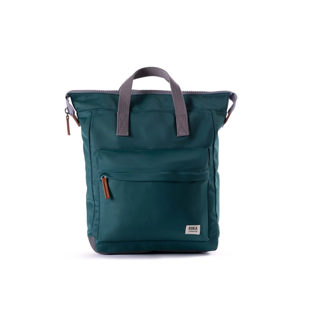 Roka - Bantry Medium Backpack in Teal Nylon