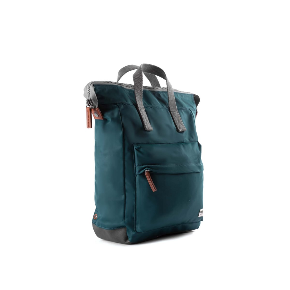 Roka - Bantry Medium Backpack in Teal Nylon