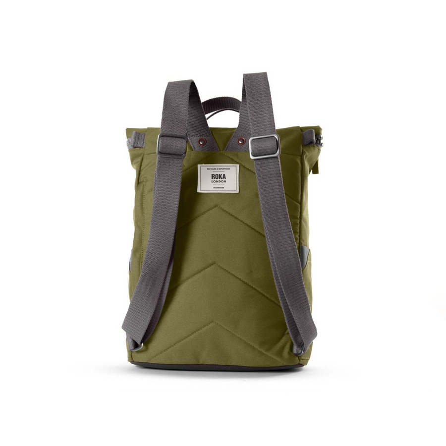 Roka - Finchley Medium Backpack Moss Canvas - Bags
