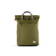 Roka - Finchley Medium Backpack Moss Canvas - Bags