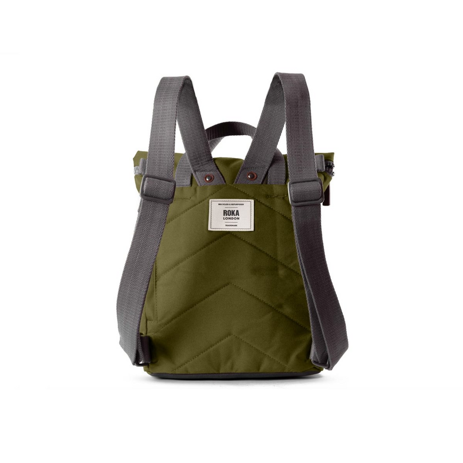 Roka - Finchley Small Backpack Moss Canvas - Bags