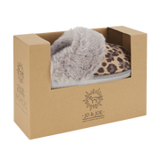 Jo & Joe - Savannah - Grey/Leopard - Slippers