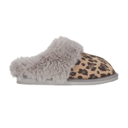 Jo & Joe - Savannah - Grey/Leopard - Slippers