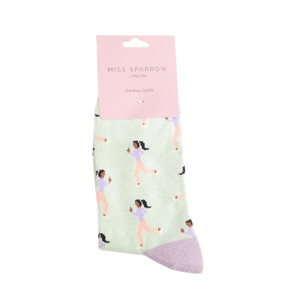 Miss Sparrow - Jogging Socks - Mint - Socks