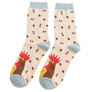 Miss Sparrow - Chicken Famly - Cream - Socks